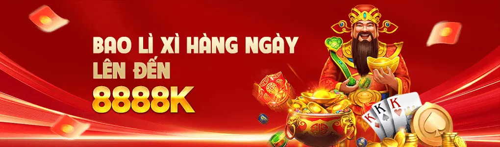 lì xi hàng ngày nhận đến 8.888k tại 11uu333